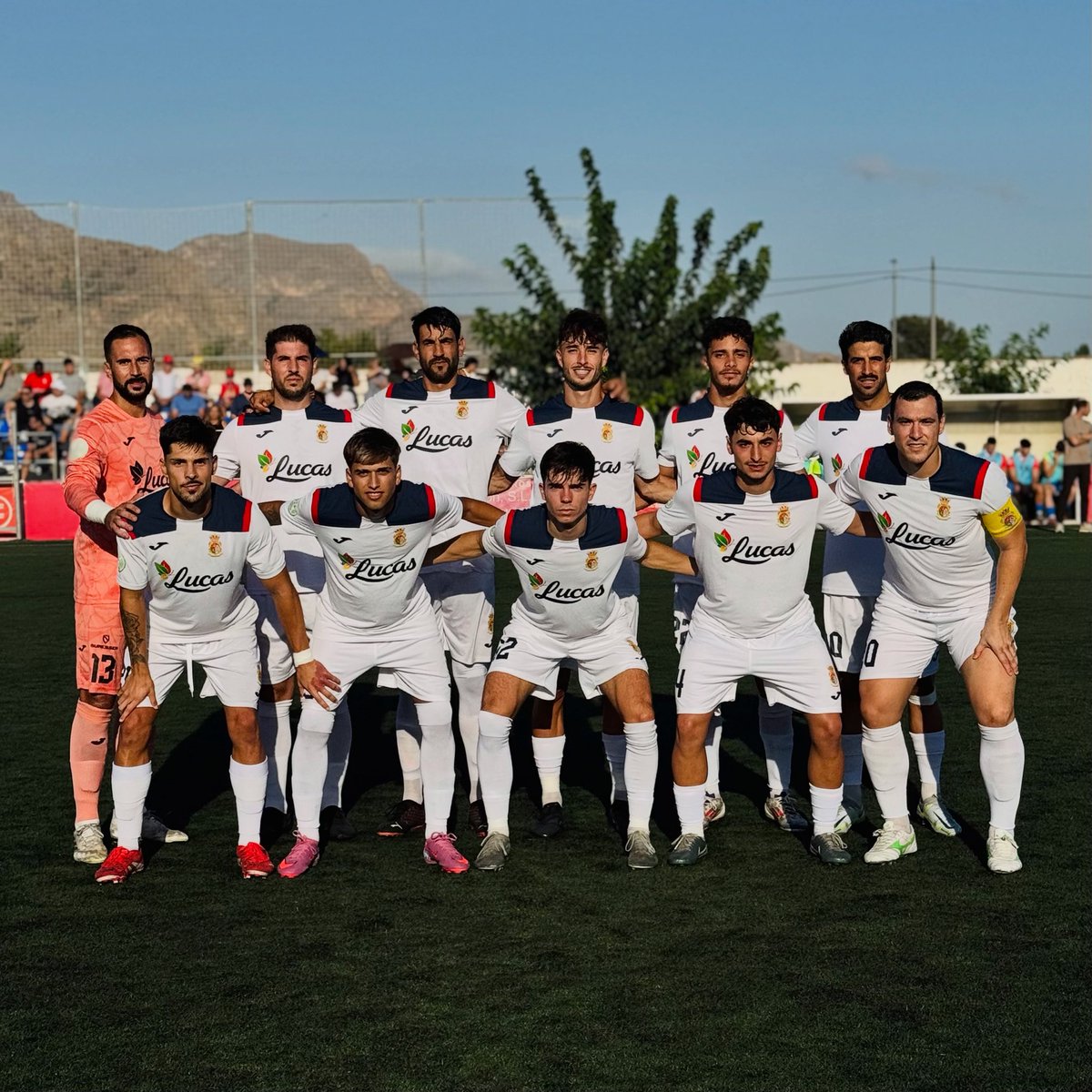 📸 𝗙𝗼𝘁𝗼 𝗼𝗻𝗰𝗲 𝗶𝗻𝗶𝗰𝗶𝗮𝗹 del partido. 

#SantomeraSantaCruz