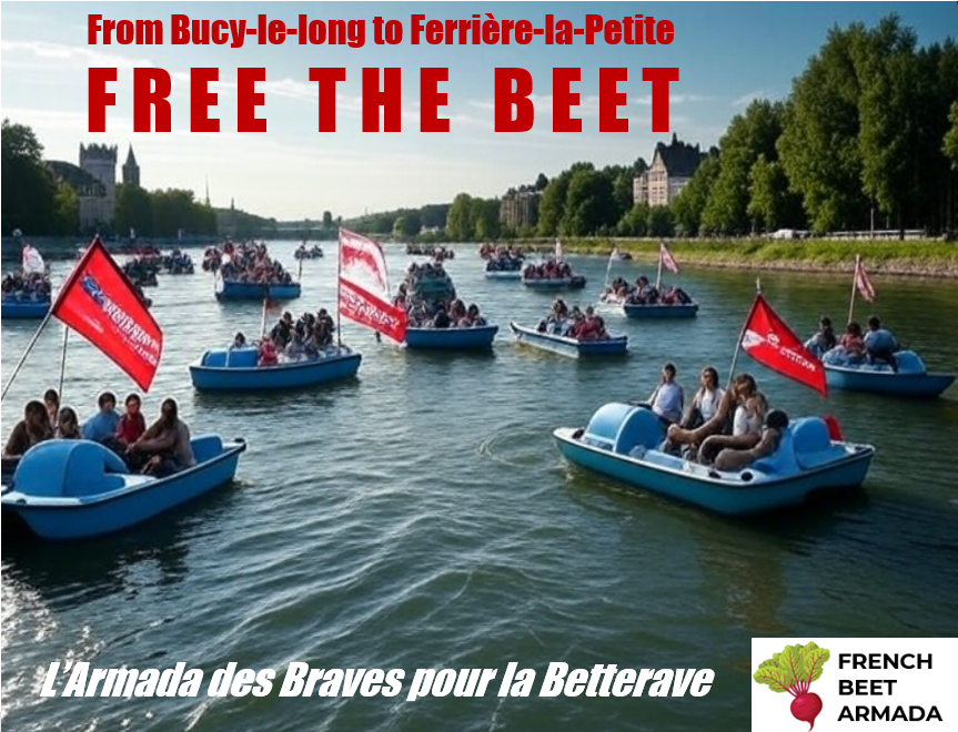 Ne jamais laisser une bonne idée dépérir. 

Proposition de lancer une flottille de pédalos le long du Rhin pour défendre notre souveraineté betteravière. 

Avec toi ?