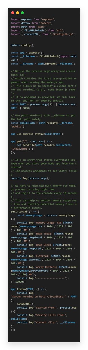 SpencerNsitu's tweet image. Completed day 2 of #100DaysOfCode #nodejs challenge: Global Objects 
100daysofcode.io/learn/nodejs/g…