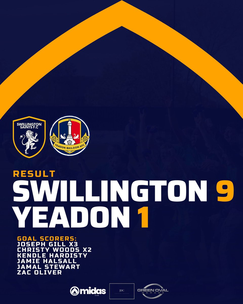 The boys put in a dominant display at Yeadon today, cruising to a 9–1 win and sealing our place in the next round of the County Cup.

With key players back in the side, the quality showed as we controlled the game from start to finish.

Man of the match went to Joseph Gill⚽️⚽️⚽️