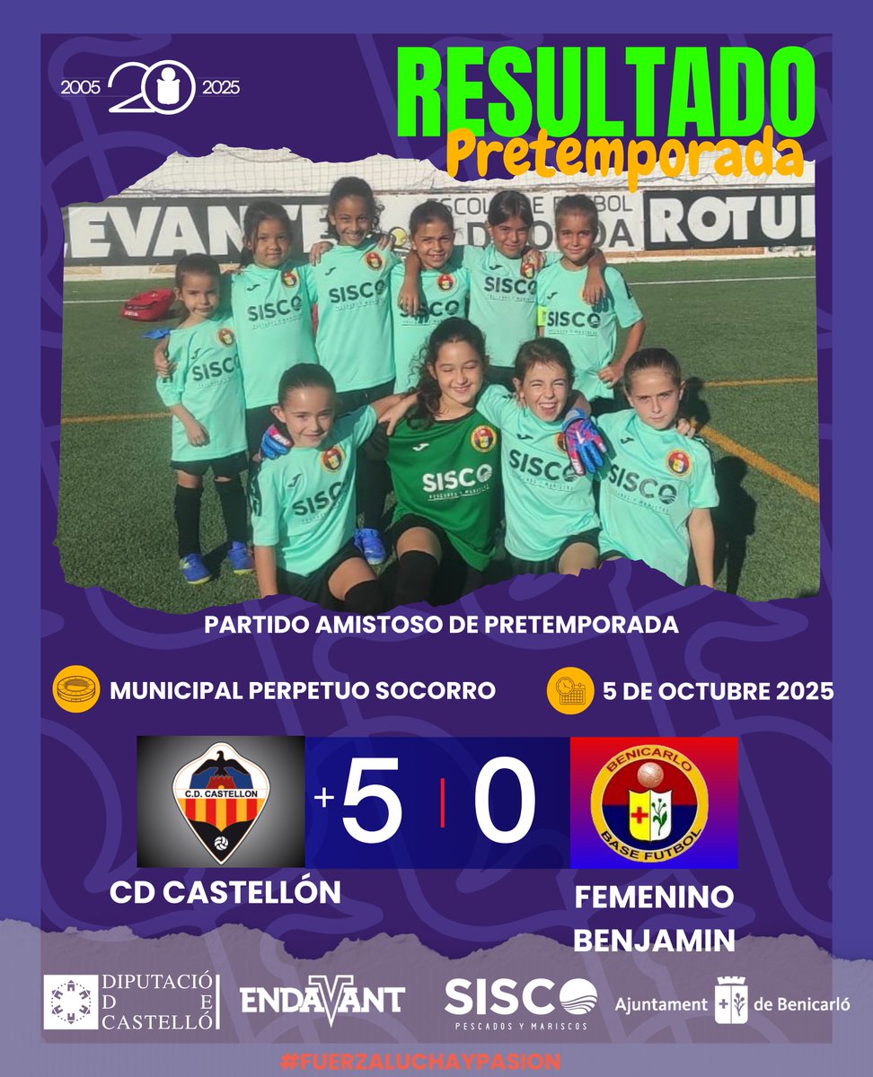 ❤️💙 𝗣𝗥𝗘𝗧𝗘𝗠𝗣𝗢𝗥𝗔𝗗𝗔 2025/26 📌 𝗙𝗘𝗠𝗘𝗡𝗜𝗡𝗢 𝗕𝗘𝗡𝗝𝗔𝗠𝗜𝗡 ⚽

𝙋𝘼𝙍𝙏𝙄𝘿𝙊 𝙋𝙍𝙀𝙏𝙀𝙈𝙋𝙊𝙍𝘼𝘿𝘼

📆 Sábado 4 de Octubre
🏟️ Municipal Perpetuo Socorro
𝗖𝗗 𝗖𝗔𝗦𝗧𝗘𝗟𝗟Ó𝗡 +5️⃣ 𝗙𝗘𝗠𝗘𝗡𝗜𝗡𝗢 𝗕𝗘𝗡𝗝𝗔𝗠𝗜𝗡 0️⃣

🚀 !Vamos rojill@s!🔥💯