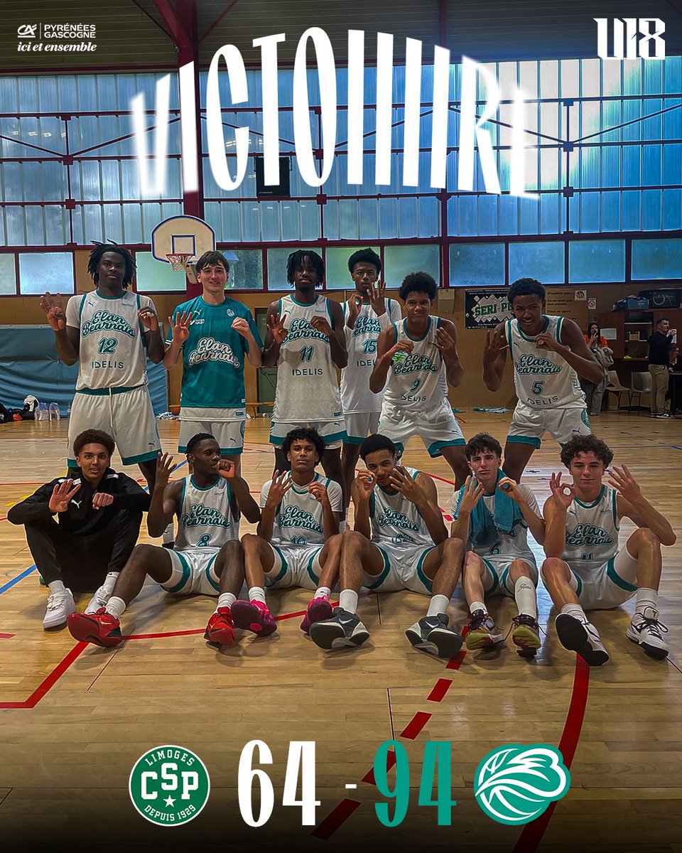 « Courte » victoire de nos U18 sur Limoges ⬇️