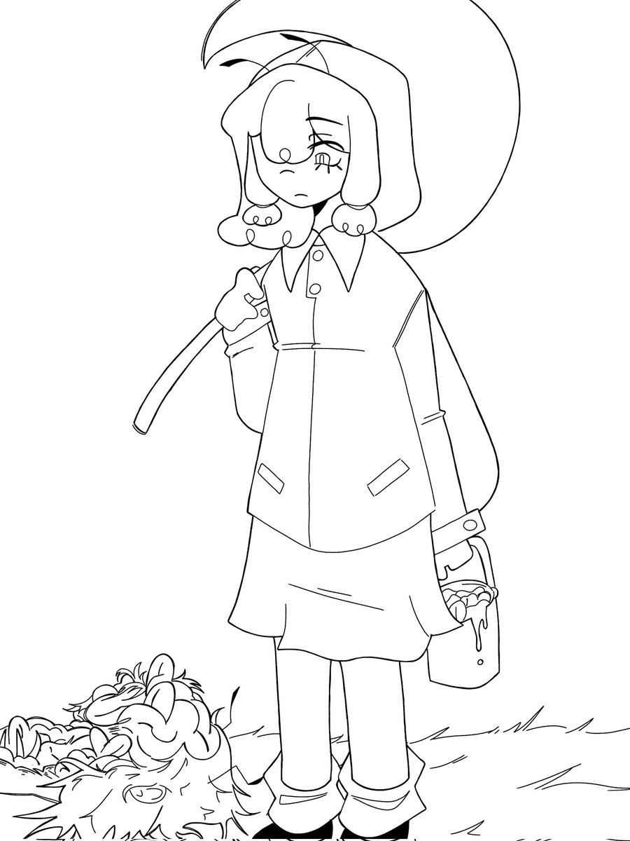 backwardyear's tweet image. trigona (uncolored)