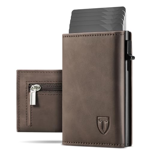 Tomylv Portafoglio Uomo, RFID Magnetica Portafoglio Uomo Slim, Porta Carte di Credito Uomo - ID Window, Tasca portamonete con cerniera, Scomparto per Banconota - Marrone
best-tech.it/news/gadget/Po…
 #Gadget #Portafogli