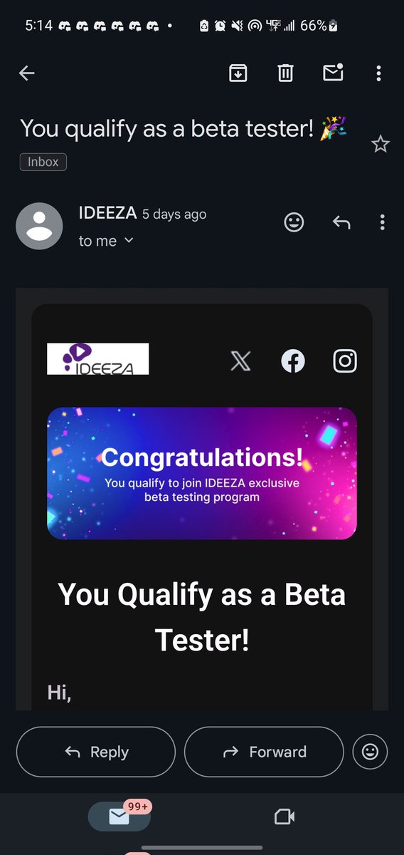 Bigboy__dennis's tweet photo. Excited to announce that Iโve qualified for the @MAKE_IDEEZA Beta Test Program!
Ready to explore the future of innovation, automation, and creativity with IDEEZAโs powerful tools
#IDEEZABetaTestProgram #IDEEZABuild #YourInnovationEngine https://t.co/8ib2LjTrKX