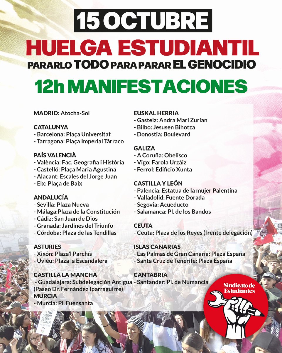 Sindicato de Estudiantes 🇵🇸 tweet media