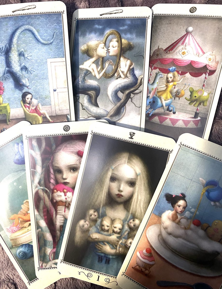 insomniaTdss's tweet image. treated myself to a new deck today, and I’m absolutely thrilled. wanted the Nicoletta Ceccoli #tarot deck since the very beginning of my spiritual journey, but back then, this little one didn’t feel right for a beginner, I just wasn’t ready. Today, though, when I stumbled—&amp;gt;