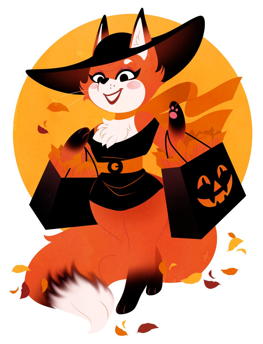 SadfaceArt's tweet photo. Day 5 And 6: Bootique
#inktober #drawlloween #Drawtober #fox https://t.co/PDTzmEJfrb