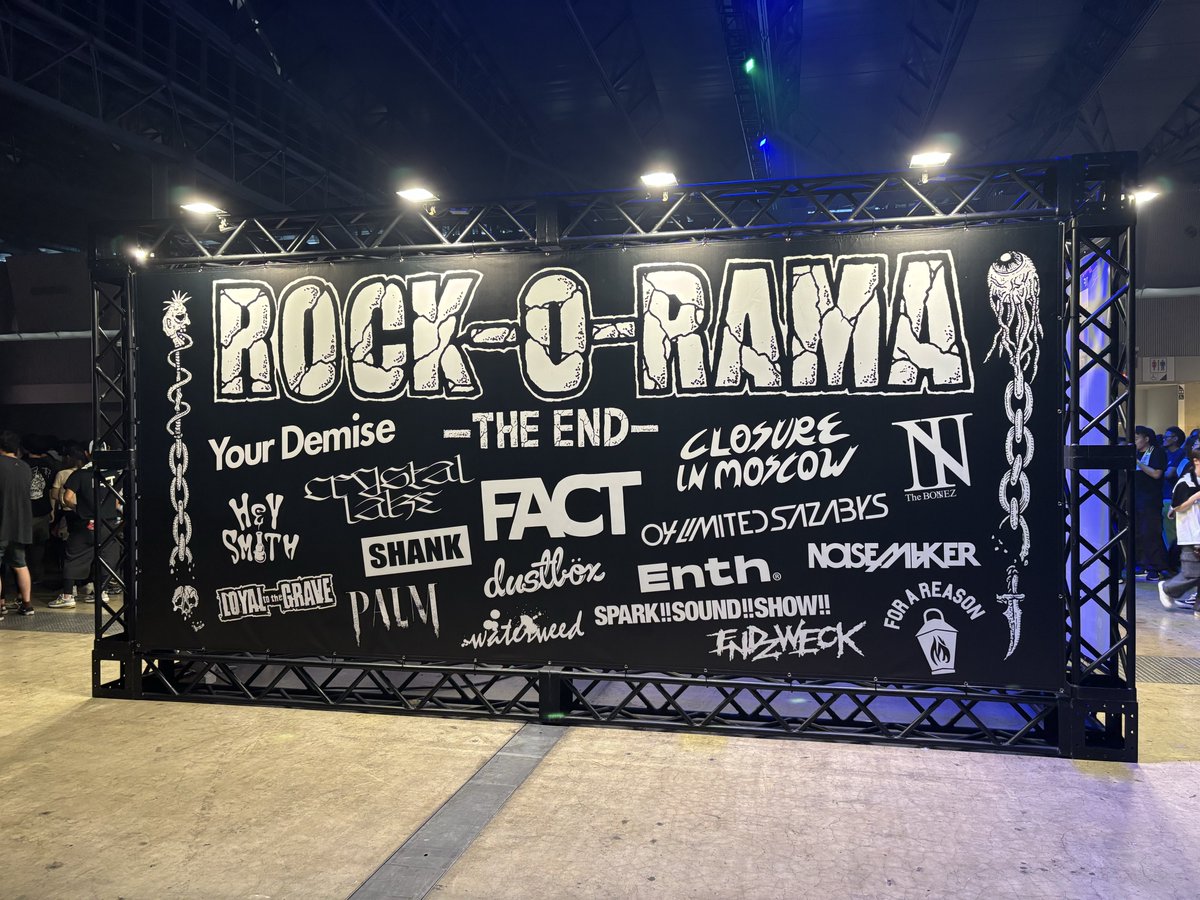 KAERUCUBE's tweet photo. October 5, 2025
#fact #factjapan #rockorama #makuharimesse #幕張メッセ https://t.co/HQWdWO5CtX