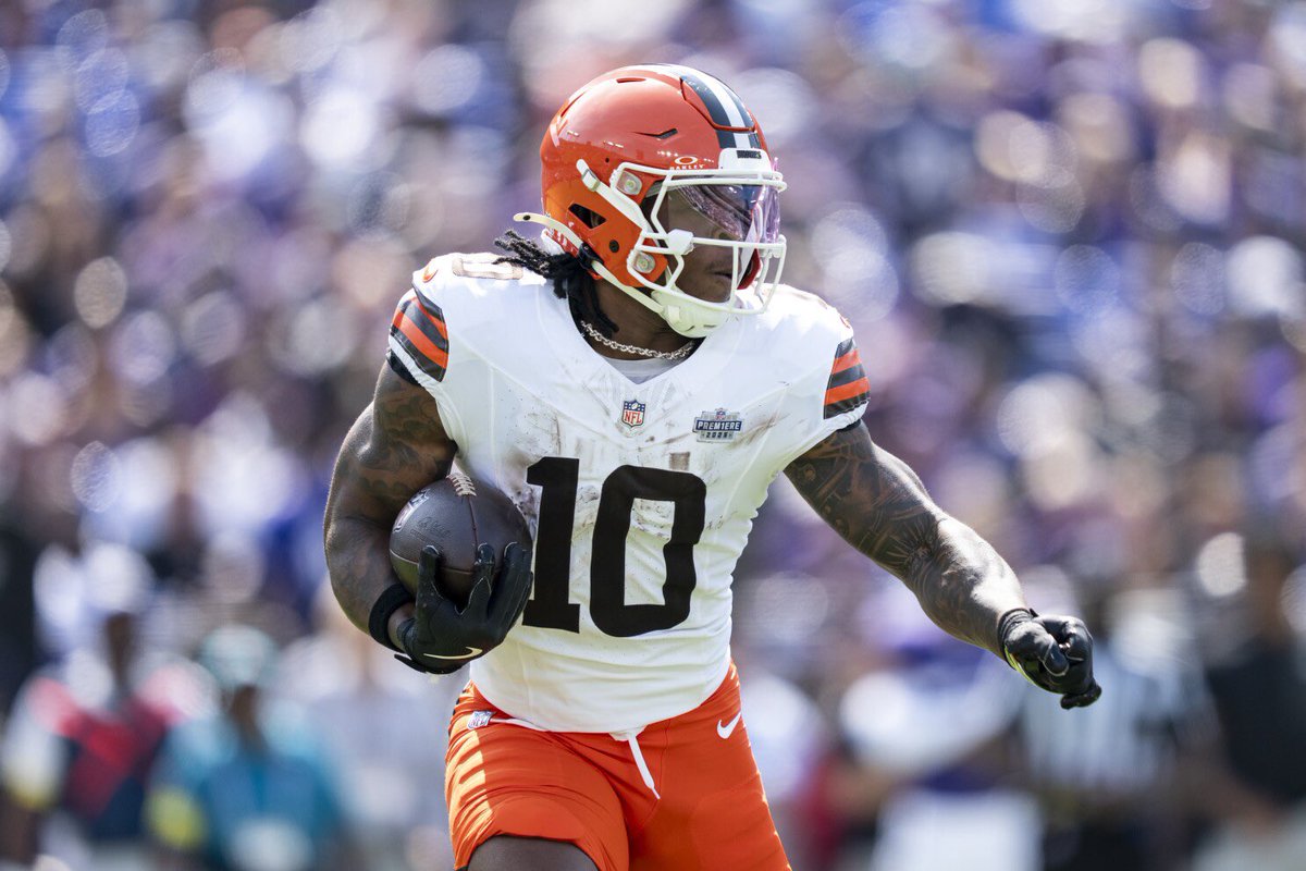 Quinshon Judkins is the first Cleveland Brown since 2023 to rush for 100+ yards in a single game