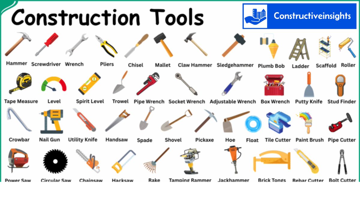 constructive_in's tweet image. Great tools make hard work easier and smart work possible
#ConstructionWork #ConstructiveInSights #ToolsOfTheTrade #BuildItRight #HardWorkPaysOff #ConstructionCrew