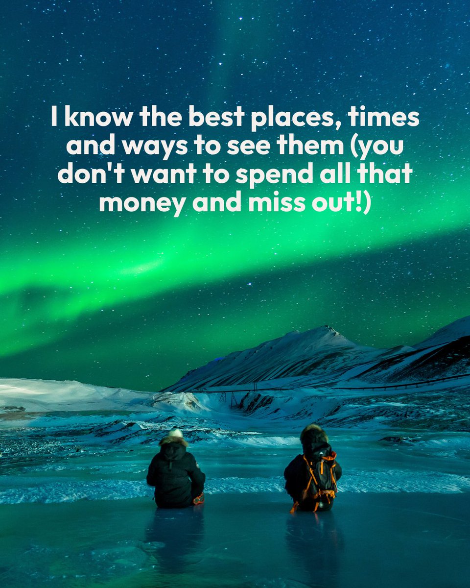 NJTwithJohn's tweet photo. Ready to chase the  Northern Lights? Swipe through to see my top destinations, the best  times to go, and insider tips to give you the very best chance of seeing  them.I’ll handle all the planning — flights, lodges, excursions, and  guides — so you can enjoy the magic. https://t.co/uQRn1bQkL2