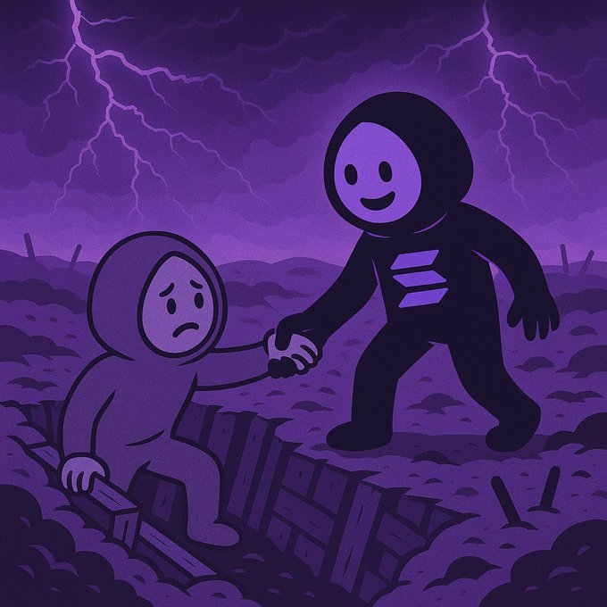 redemptionjizzy's tweet photo. Whether you're on the side of @pumpdotfun &amp; @a1lon9 or @SolportTom &amp; @bonkfun 

We are all united as Solanians. https://t.co/wgdQpP5LAu