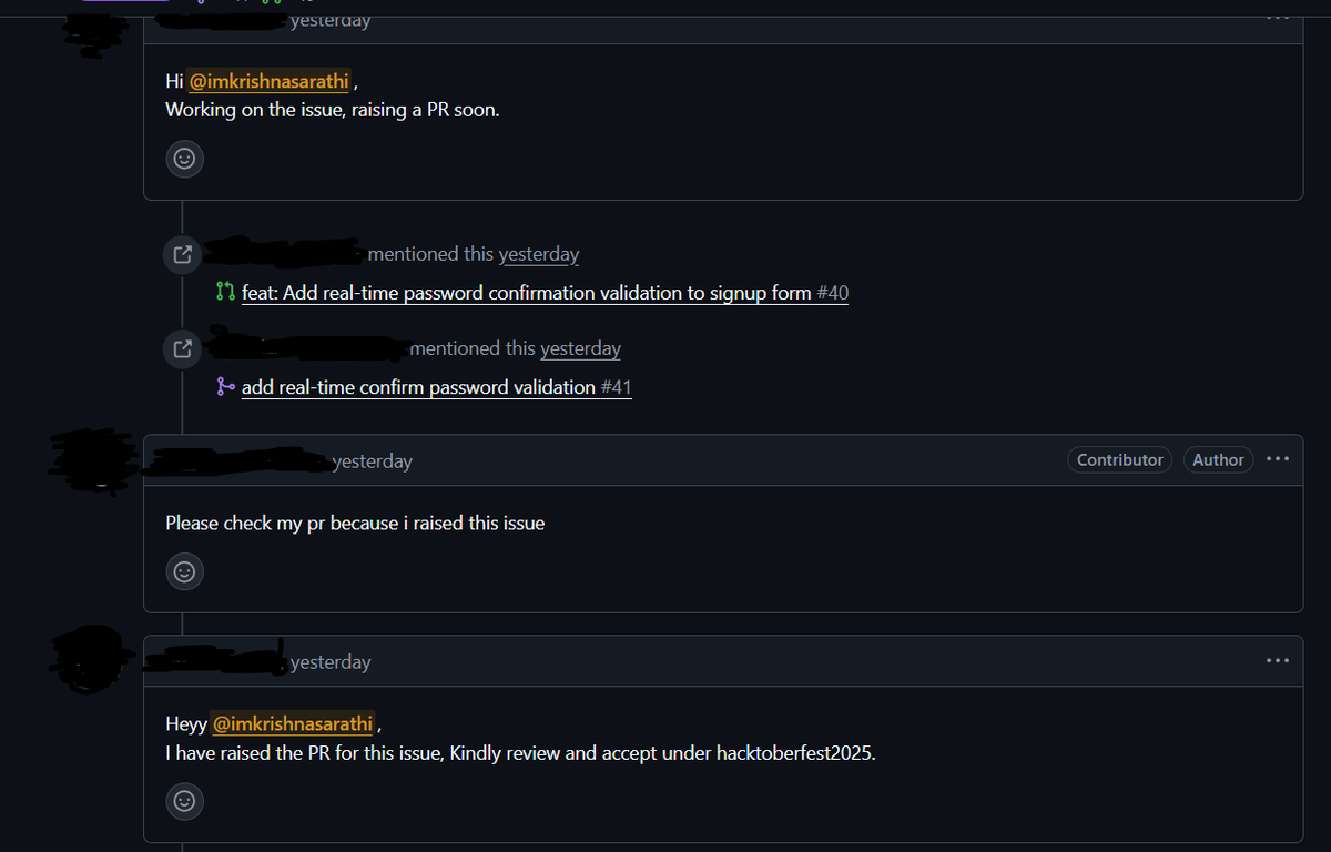 CodesKae's tweet image. As a project maintainer, how are people fighting over issues on open source repositories supposed to be handled? 🤔
