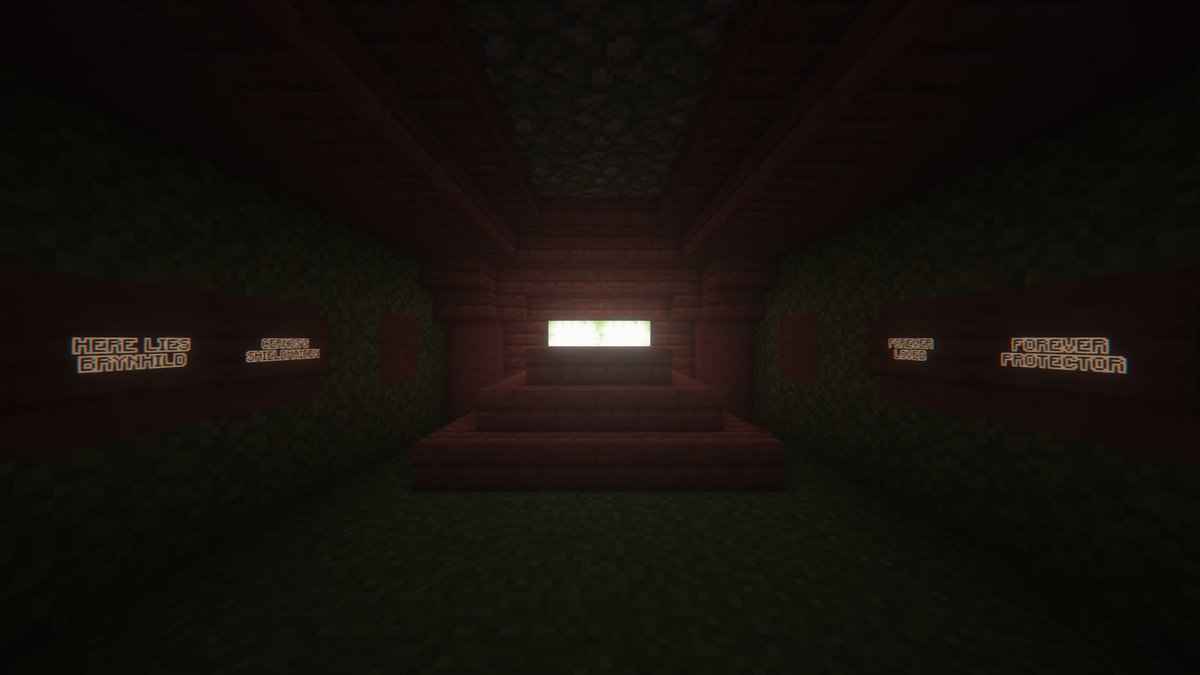 MagusSMP's tweet image. The journal ends here, its final page lost to time. I slipped into the sealed chamber at last. The tomb of the fabled hero lies before me, yet it is plain, crudely made, almost shameful. Why would one of such renown rest in such... Wait...