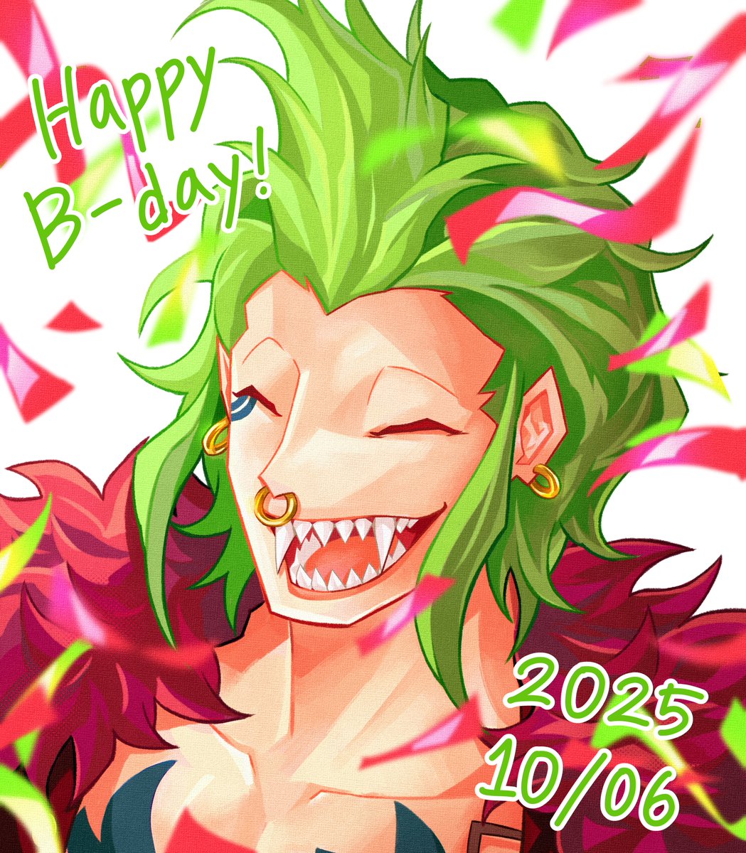 #ONEPIECE 
#バルトロメオ誕生祭2025 
로멩 올해도 생일축하해~!🍰
