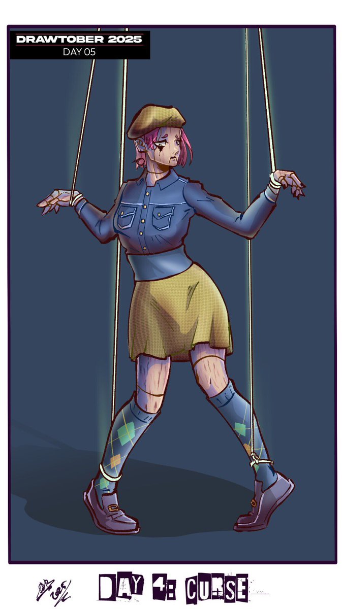 rid_sum's tweet photo. Day 5 of #drawtober2025 https://t.co/6q4KnMJOEv