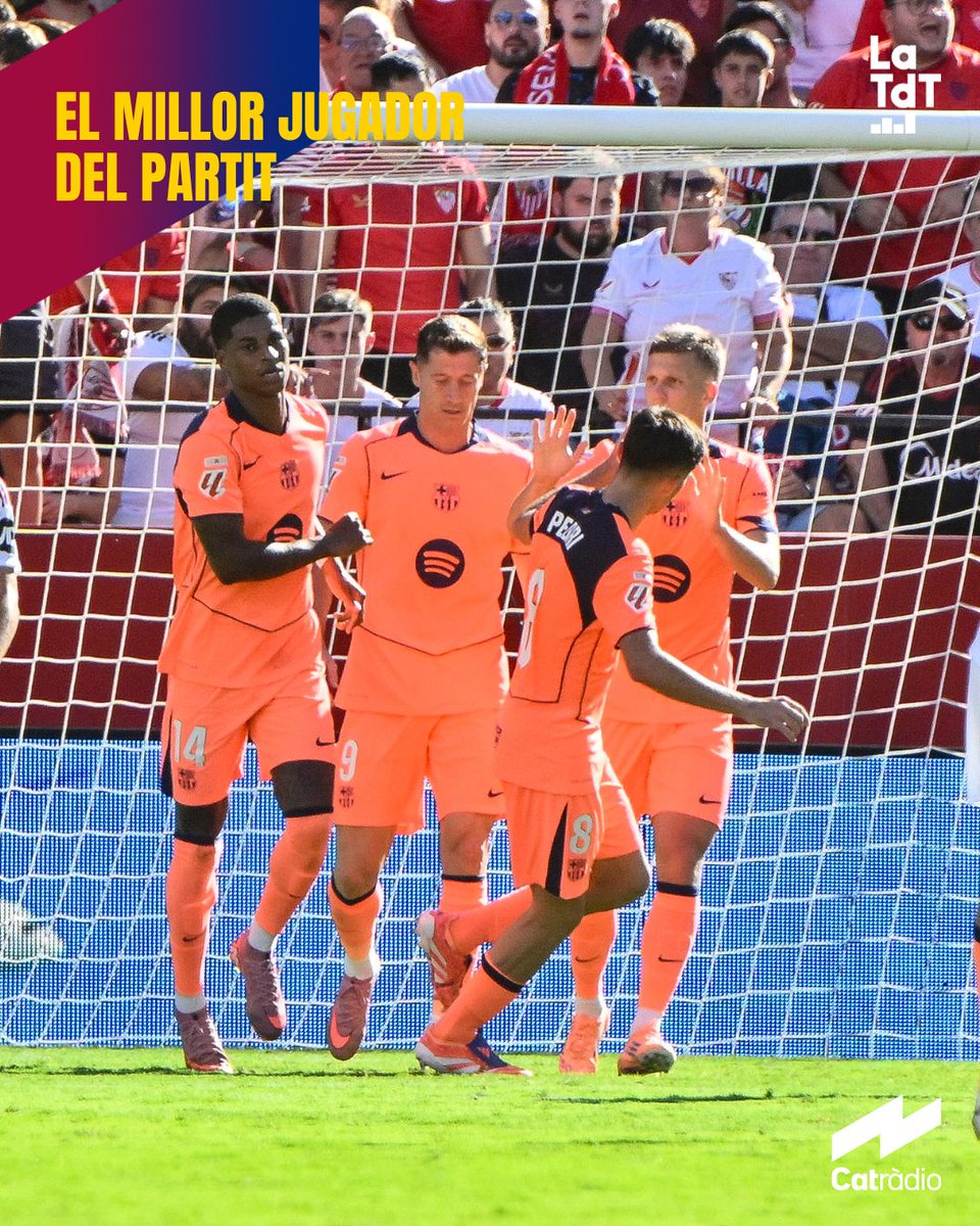 LaTdT (@latdt) on Twitter photo ⚽️ EL MILLOR JUGADOR DEL PARTIT                
VOTA. Quin ha estat el millor jugador del Barça contra el Sevilla?  
3cat.cat/3cat/directes/… ⚽️ EL MILLOR JUGADOR DEL PARTIT                
VOTA. Quin ha estat el millor jugador del Barça contra el Sevilla?  
3cat.cat/3cat/directes/…