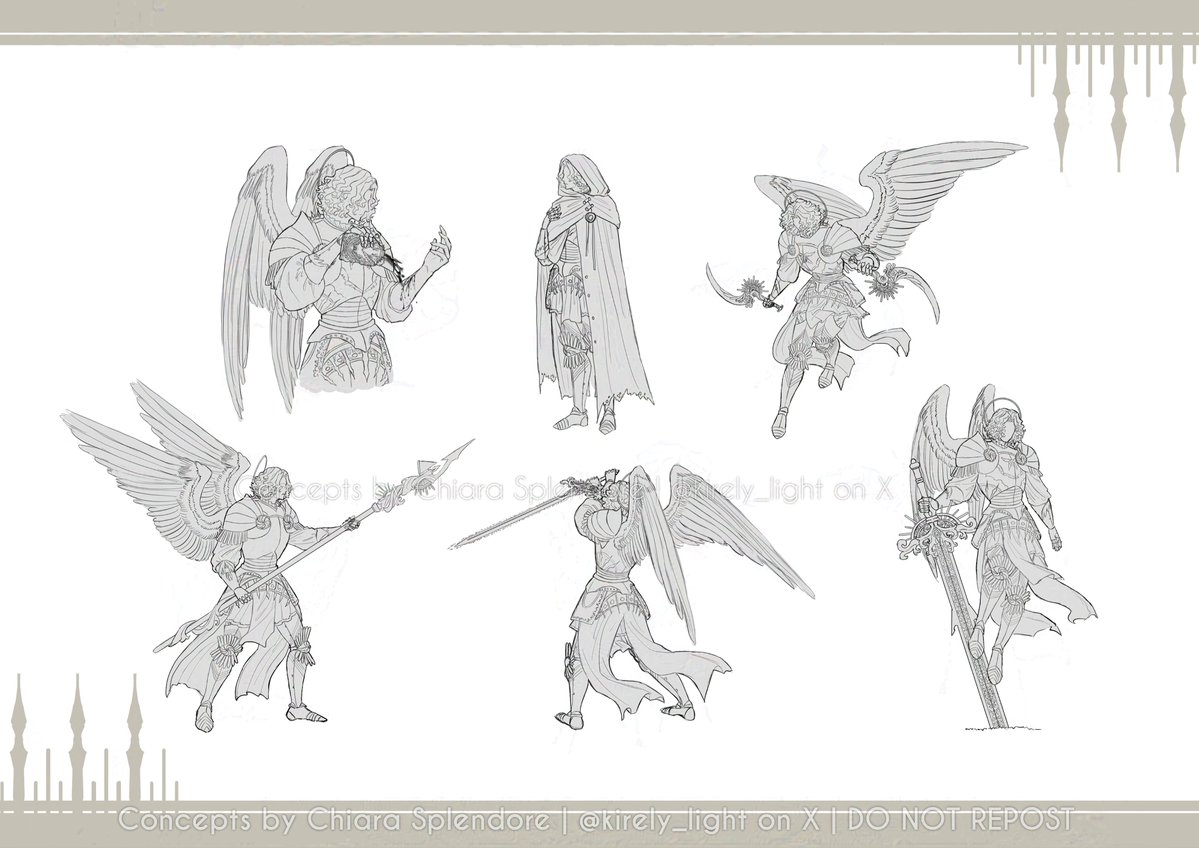 School project: Quia Pulvis   (4/18)  
The Angel's weapons 2 
#artist #portfolio #illustration #art #PortfolioDay