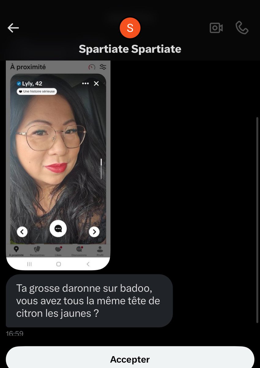« Wesh le rassiiiizzzmeee 😩 »

Merci de prouver mes propos chaque jour, vous êtes formidables les gars. J’ai même pas besoin de chercher les preuves de VOTRE racisme, que je dénonce depuis toujours, vous vous rendez-compte à quel point vous me facilitez le travail ? 🥹
