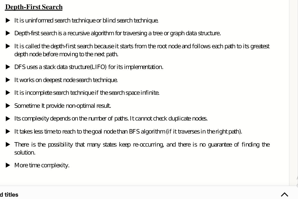 Thapa59063N's tweet photo. #LUD8 Day 8: Explored Uninformed (Blind) Search in AI! Learned about DFS & its role in problem-solving.
#OpenAI #LearningUtsav2025 #FestivalOfLearning #AI https://t.co/SNpQfYXIjo