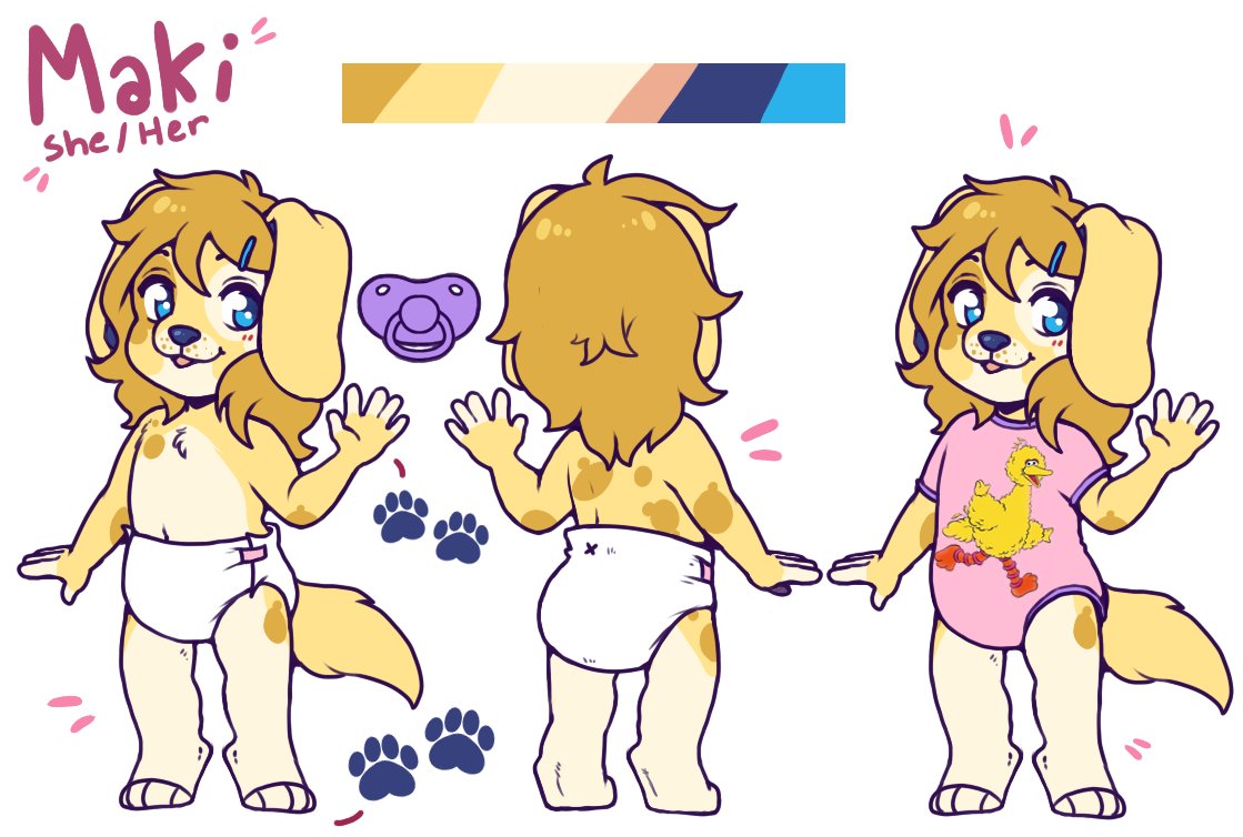 TykePupArts's tweet photo. YCH babyfur ref for @OttawaDog ! https://t.co/rBS6VsfQNn