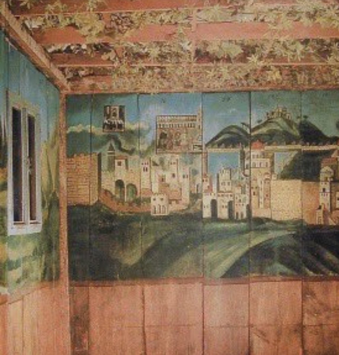 curatorWH's tweet photo. At the Israel Museum in Jerusalem stands a beautifully decorated 19th-century sukkah built for the Deller family of Fischach, a Bavarian town near Augsburg. Jews had lived in Fischach since 1573, and this sukkah reflects their rich heritage. https://t.co/g8o2Hhu9l2