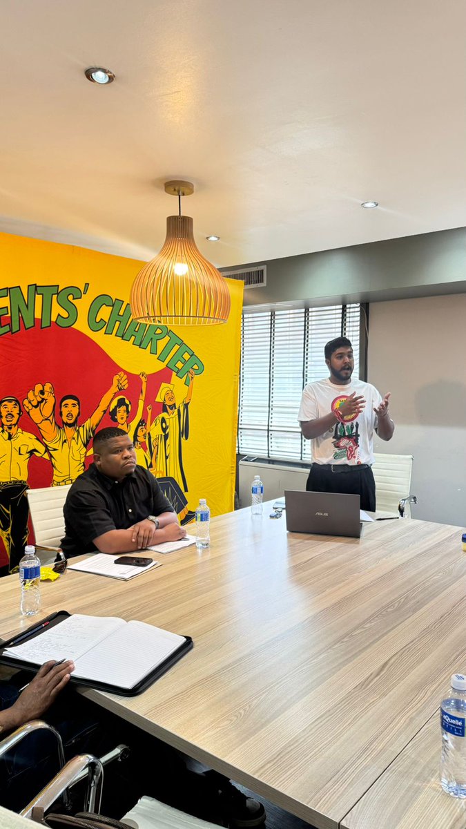 SascoNational's tweet photo. The NWC is underway at  Albert Luthuli House. This meeting is aimed at forging a clear political strategy going forward, serving as a preparatory process for SASCO with the upcoming Regional and Provincial Congress season and ultimately the Policy Conference. https://t.co/08ECWfLF1O