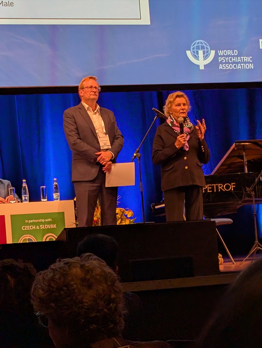 President-elect <a href="/Prof_TGSchulze/">Prof. Thomas G. Schulze 🎗INDEPENDENT Libertarian</a> and president Danuta Wasserman opening the <a href="/WPA_Psychiatry/">World Psychiatric Association (WPA) wpanet.org</a> meeting in Prague!