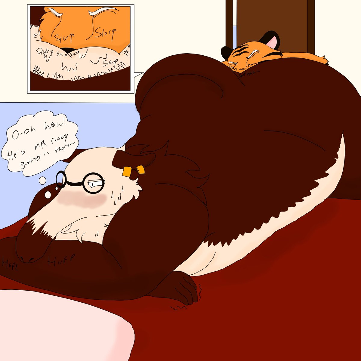 SconesBread's tweet photo. Fritters brings back some guys from a Fraternity and after they’ve had their fun one of them decided to check out Antonio and both are getting very active https://t.co/19OMsZMBhl