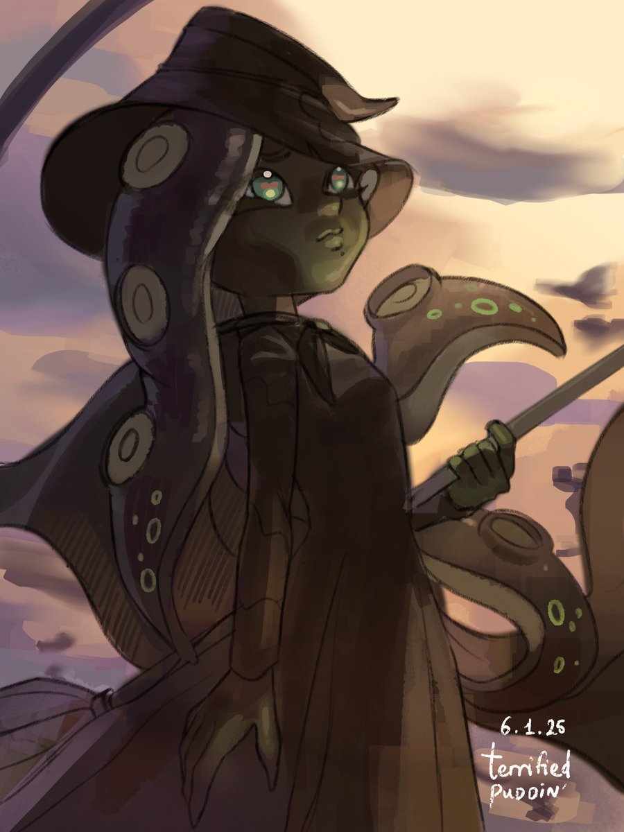 TerrifiedPuddin (@terrifiedpuddin) on Twitter photo One of my first ever splatoon x wicked fanart!
#splatoon #wicked #offthehook One of my first ever splatoon x wicked fanart!
#splatoon #wicked #offthehook