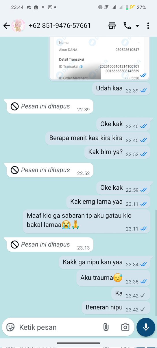 fleurdbeau's tweet image. Penipu +62 851-9476-57661 #zonaba #zonauang