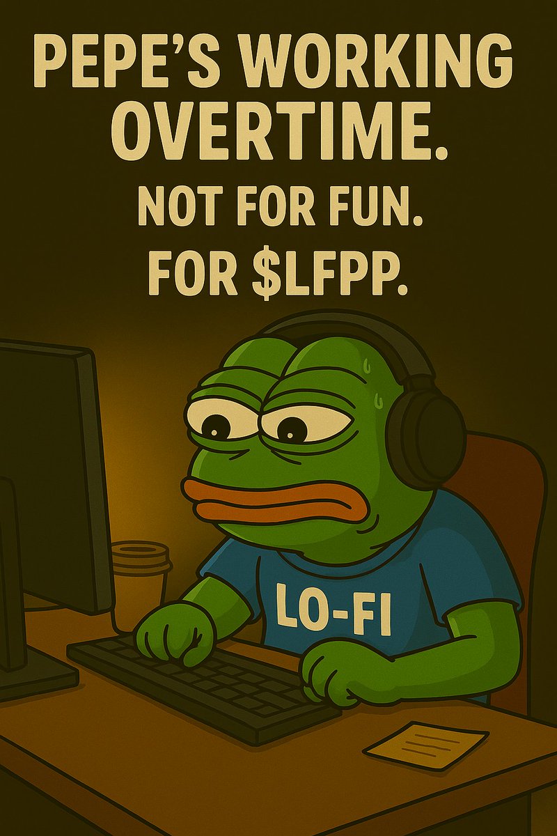 Lo-Fi PEPE 24/7 tweet media