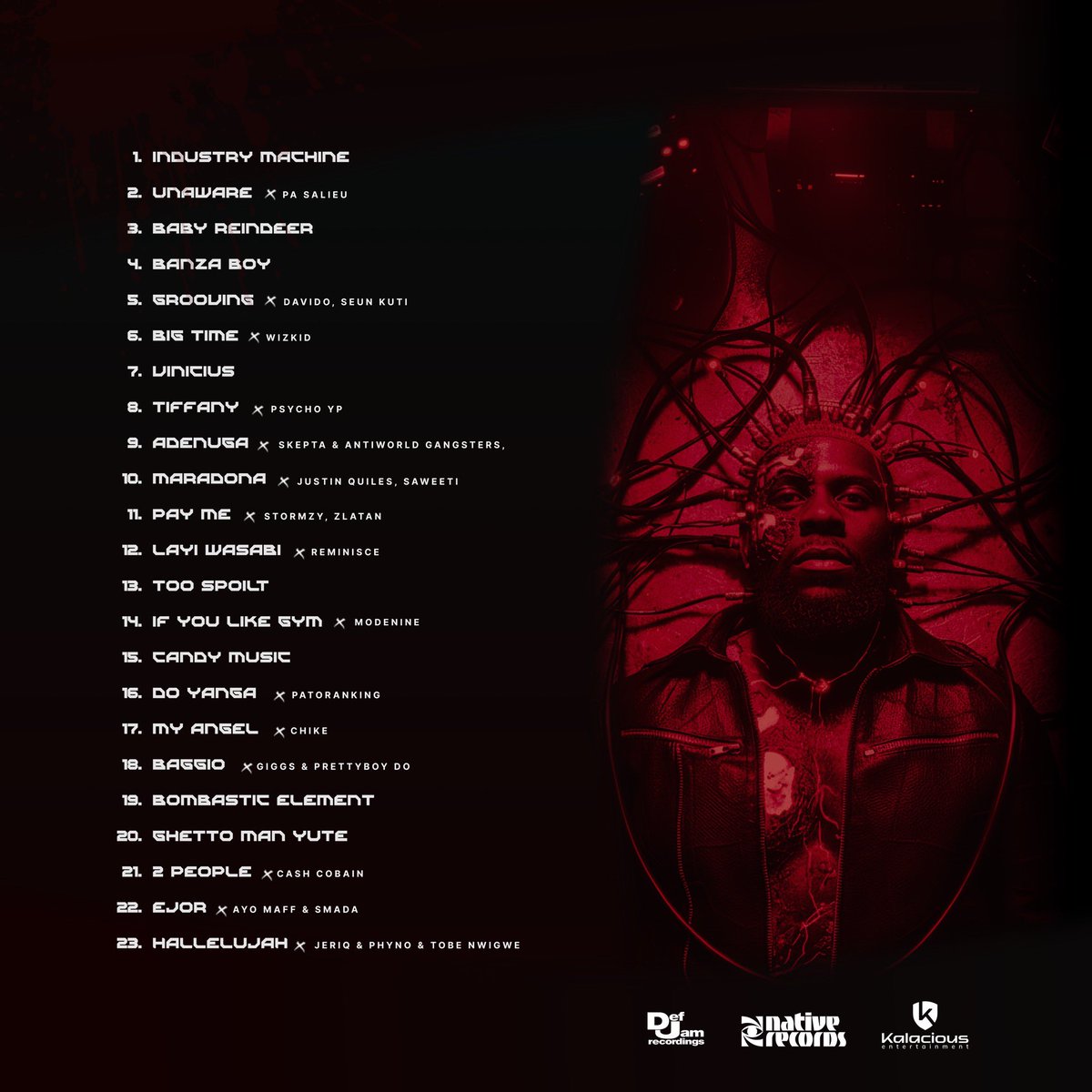 afrobeatssensei's tweet photo. 🚨 OUT THIS MIDNIGHT 🚨 

👤 ODUMODUBLVCK
💽 INDUSTRY MACHINE https://t.co/QizLeagIee