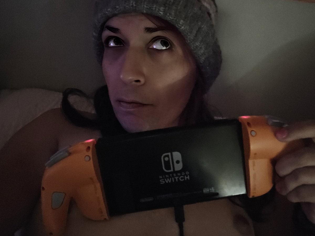 Morose1337's tweet photo. Been a lazy Sunday morning. Just gonna keep vibing in bed and playing my Switch. Wanna join me?

#trans #transwoman #transgirl #nsfw #nsfwtwt #mtf 

Also, if we're moots and you're chill, hmu and maybe I can add ya to my Switch friends! 💜 https://t.co/LSj8a52fE6