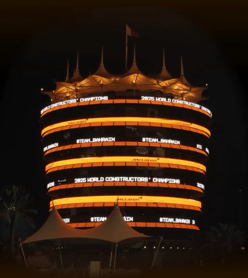 nordlichos's tweet photo. Bahrain is celebrating the constructors title #team_bahrain 🧡🧡🧡🧡🧡 https://t.co/aqoXfAwESo