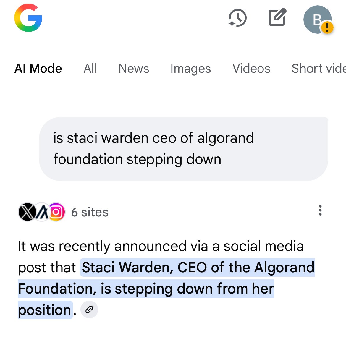 BOAlgorand's tweet image. VCs have entered the chat.
The $Algo-rithm is strong.