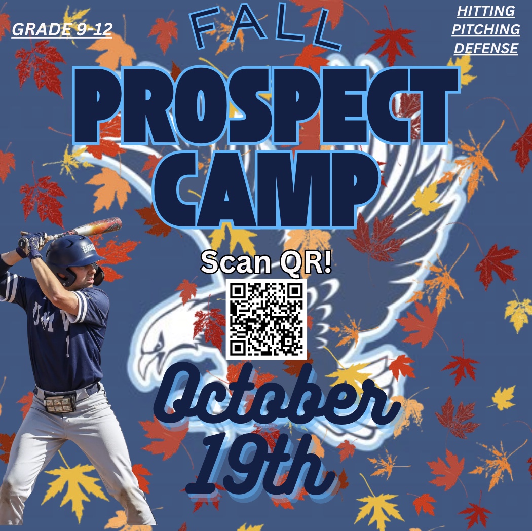 umw_baseball's tweet image. ‼️ Prospect Camp‼️

Sign up for our Fall Prospect Camp on October 19th! You will be evaluated by our staff and other college coaches in attendance! We want to see you there!   

Register here! 👉umwbaseballcamps.com
