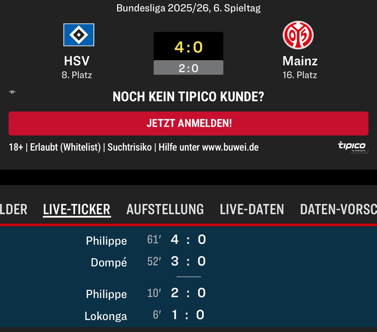 Rammel mit ner leichten Freudenträne im Auge