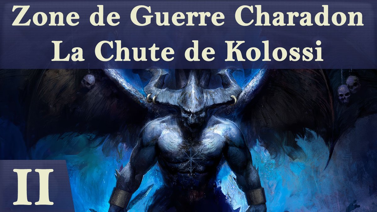 Bonsoir à tous.

Nouvel épisode sur la Zone de Guerre Charadon avec Be'lakor qui s'attaque au Monde-Chevalier de Kolossi, avec la participation de mon frère <a href="/LLibrarium/">Le Librarium</a>.

Bon visionnage 🙏

> youtu.be/QB6u0VWatcA <
