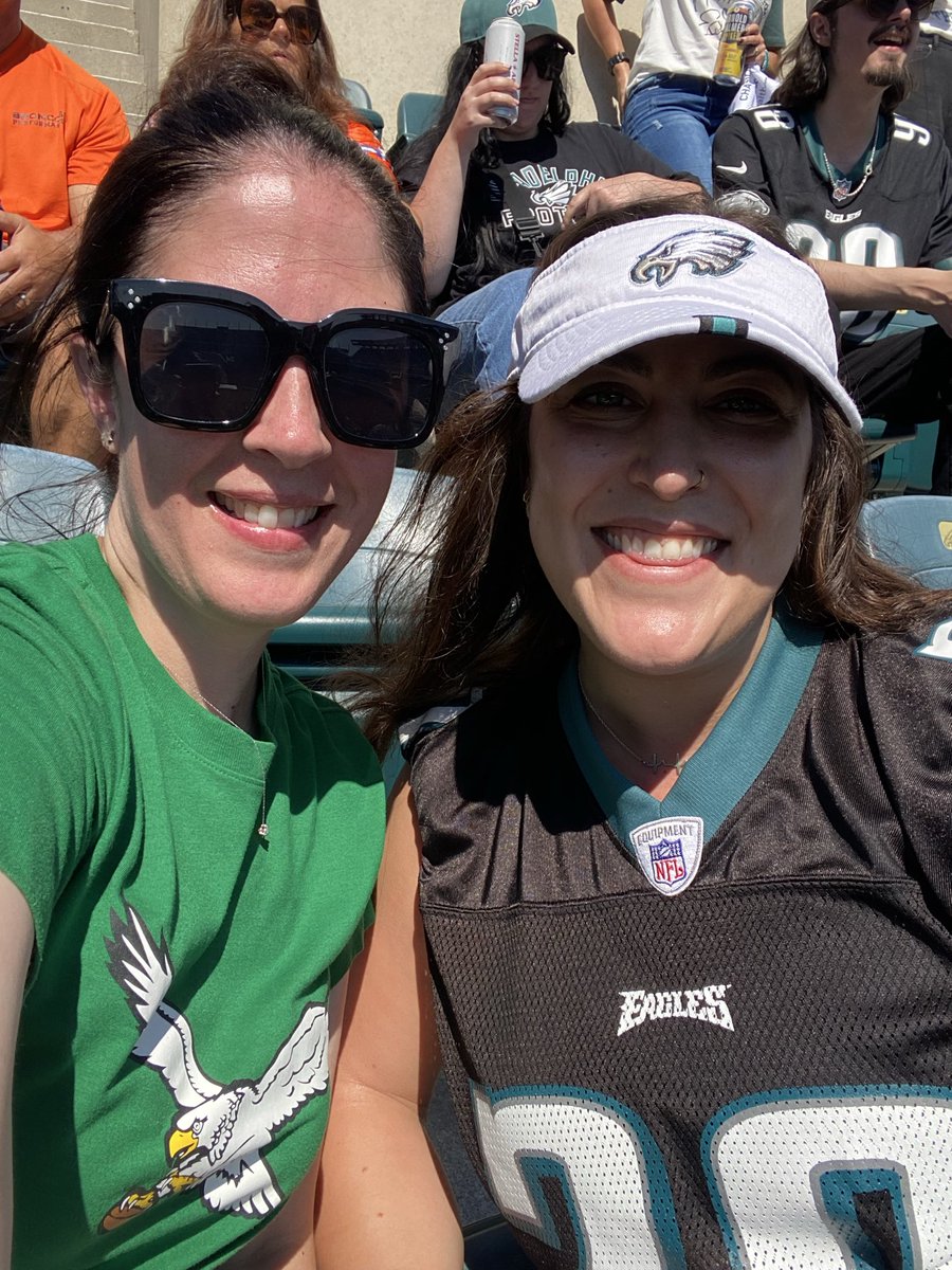 the last time denver was here the Eagles scored so much the Linc ran out of fireworks. 

let’s run that back, Go Birds