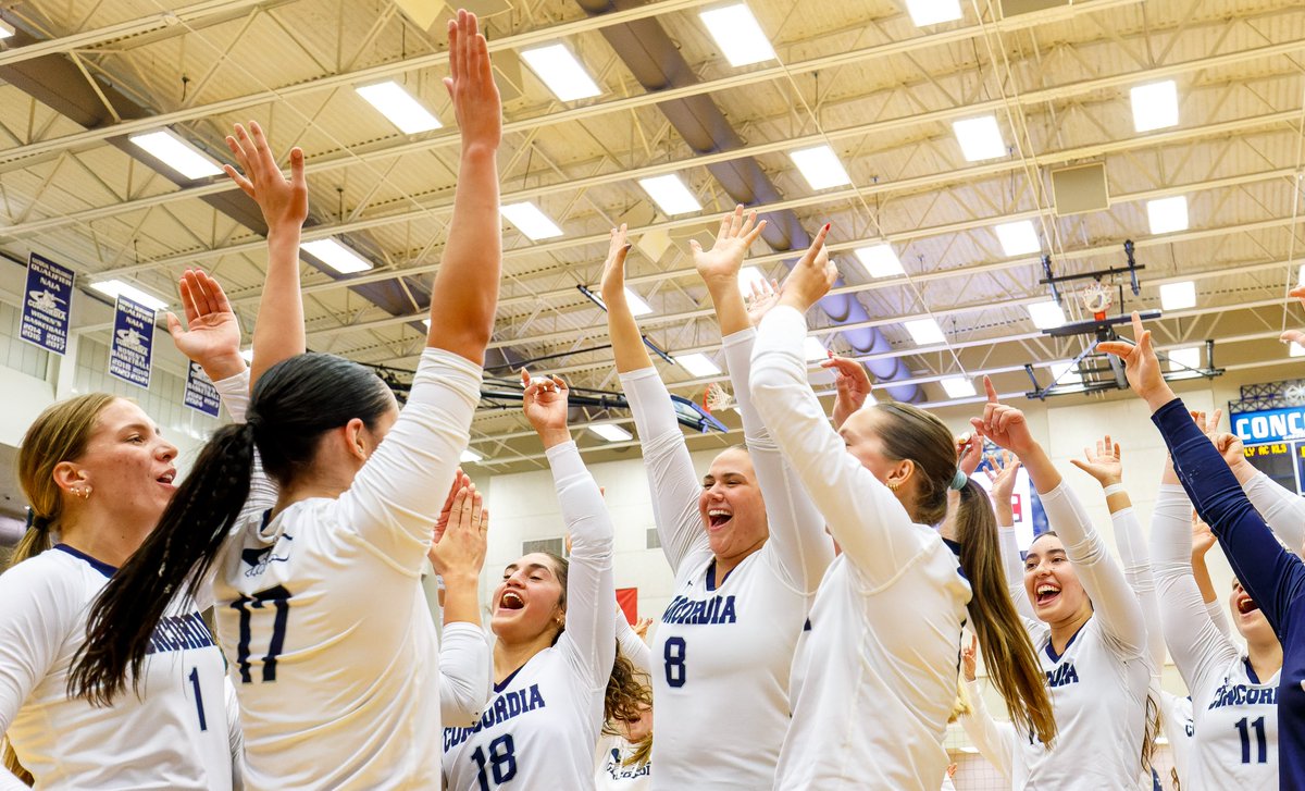 Concordia Bulldogs (@cunebulldogs) on Twitter photo ❗ CLEAR YOUR SCHEDULES ❗
🏐 No. 2 <a href="/cunevolleyball/">Concordia Bulldogs Volleyball</a> hosts No. 7 Northwestern THIS FRIDAY in a matchup of GPAC co-leaders! First serve at 8 pm.
Friedrich Arena is expecting whiteout conditions with a chance of free t-shirts (100 of them actually). 😉 ❗ CLEAR YOUR SCHEDULES ❗
🏐 No. 2 <a href="/cunevolleyball/">Concordia Bulldogs Volleyball</a> hosts No. 7 Northwestern THIS FRIDAY in a matchup of GPAC co-leaders! First serve at 8 pm.
Friedrich Arena is expecting whiteout conditions with a chance of free t-shirts (100 of them actually). 😉