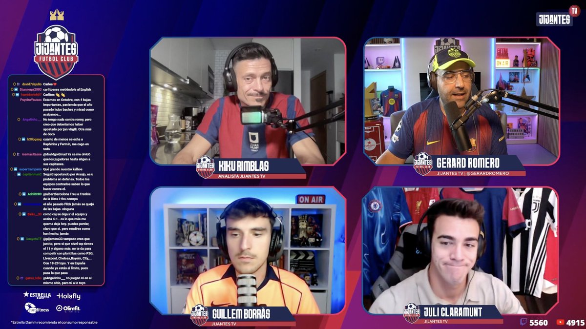 📺 DIRECTO <a href="/JijantesFC/">Jijantes FC</a>

🧐 Rematamos el análisis post partido de la derrota ante el Sevilla con <a href="/KikuRimblas/">Kiku Rimblas</a>, <a href="/juliclaramunt/">Juli Claramunt</a> y <a href="/Guillembp01/">Guillem Borràs Pérez</a> 

🔗 twitch.tv/gerardromero