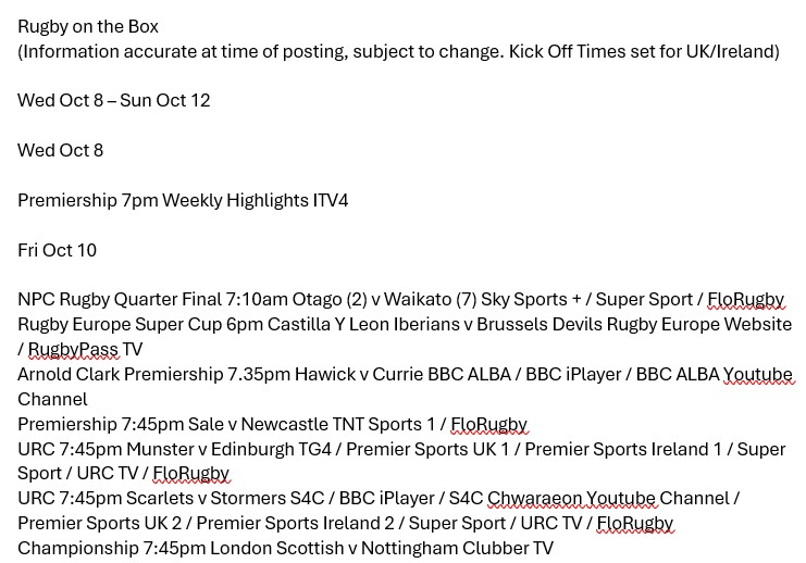 <a href="/RavenhillRoar/">TheRavenhillRoar</a> <a href="/rbarnett08/">Ross Barnett</a> <a href="/rava_ian/">Ian Frizzell</a> <a href="/rugby_kickoff/">Rory @ Rugby Kick Off</a> <a href="/ClareeMolloy/">Clare Molloy</a> Rugby on the Box v1 🏉💻📺