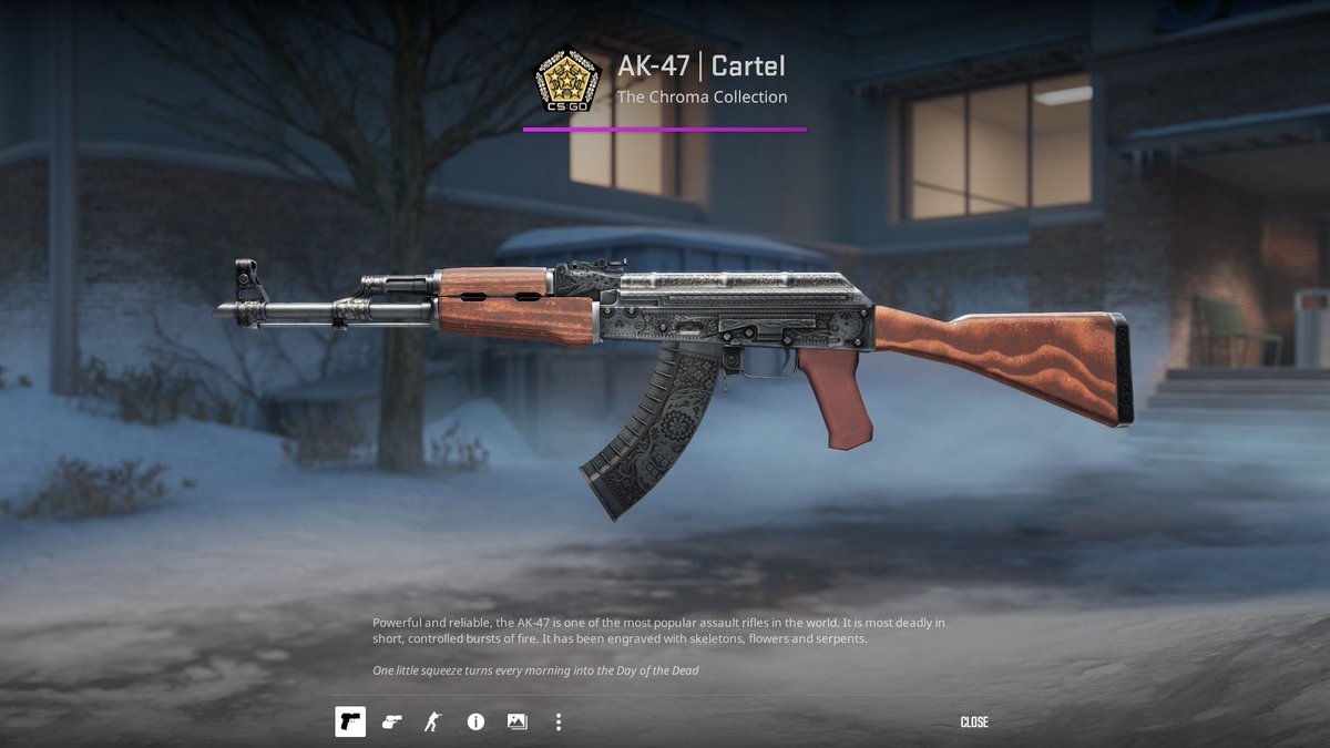 Soomzyy's tweet image. 🎁 AK-47 | Cartel FT ($18)
✅ Follow Me & @Vancho666_Gamba
✅ Retweet
✅ Retweet Quoted Tweet
⏰ Rolling in 7 Days!