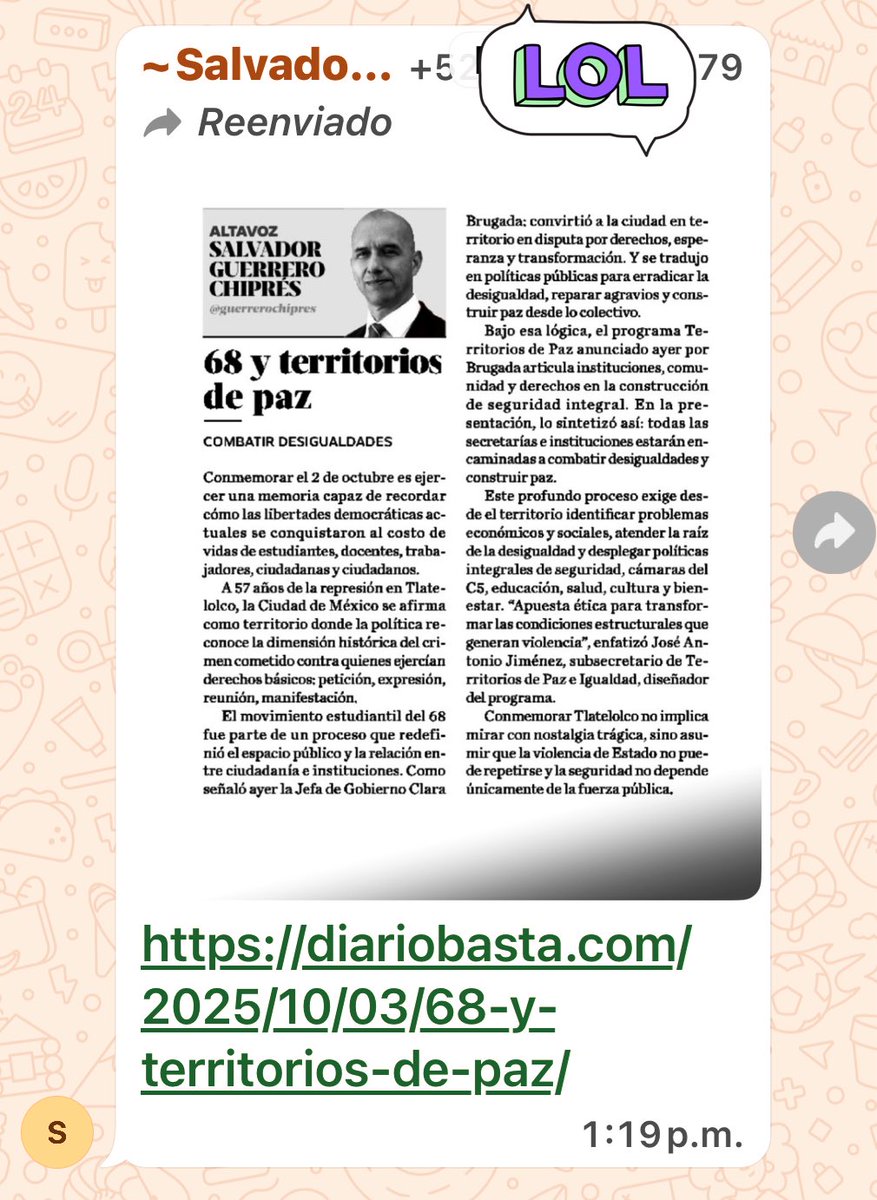 TVPoderX's tweet image. C5 HACKEADO el día de @Claudiashein #Presidenta

Se los advertimos hace meses, @guerrerochipres está más ocupado en sus 25 columnas periodísticas semanales, que en vigilar la ciudad.

Con el aval de @ClaraBrugadaM

@C5_CDMX @SSC_CDMX @PabloVazC

Estás solo sus columnas de ayer: