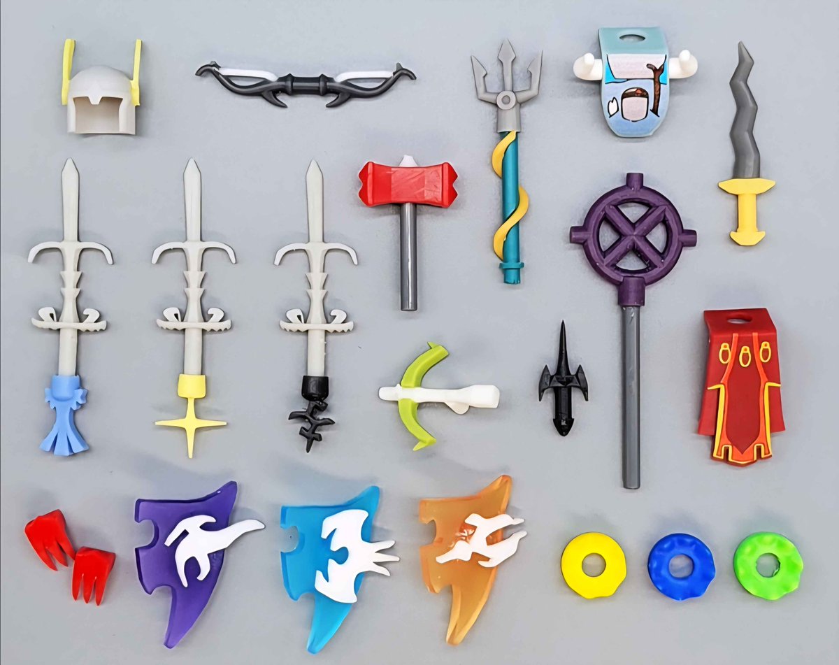 osrsbricks's tweet image. 🧱 Gear up, adventurers! ⚔️
A full arsenal of Old School RuneScape inspired custom pieces from godswords to max capes.

Every piece is crafted to bring your favourite OSRS moments to life in brick form 🔥

Which one’s your go-to weapon of choice? 👇

#OSRS #OldSchoolRuneScape…