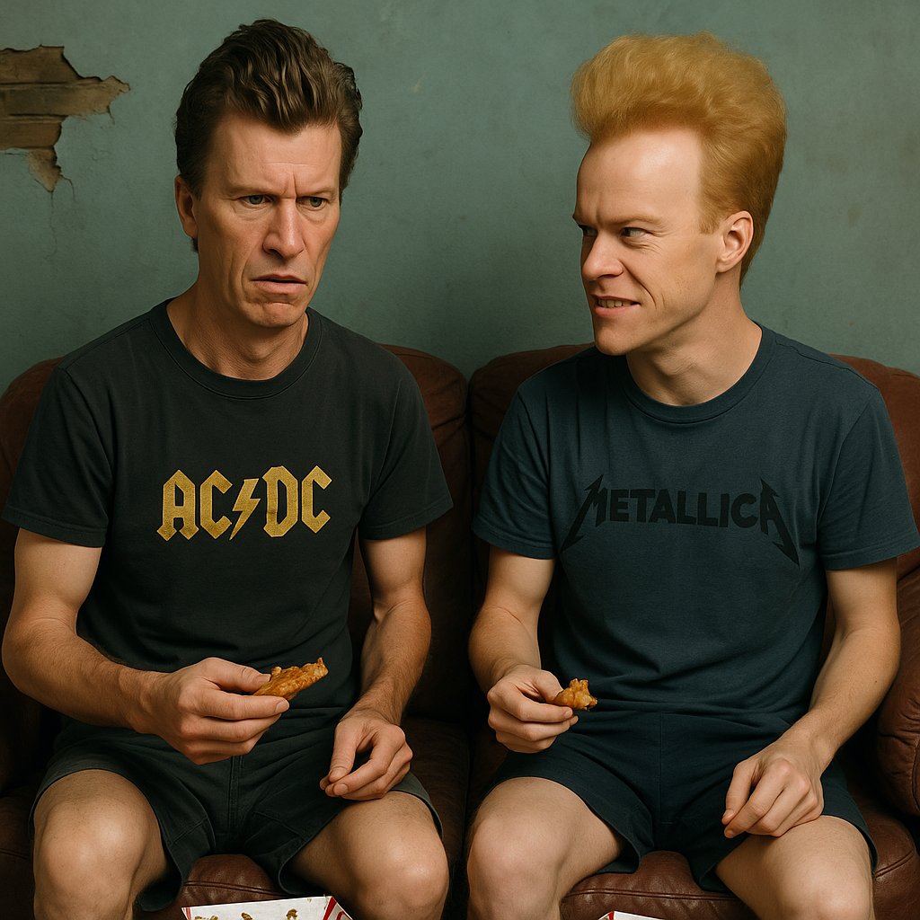 Generate a funny video of this picture of Beavis and Butthead <a href="/AskPerplexity/">Ask Perplexity</a>