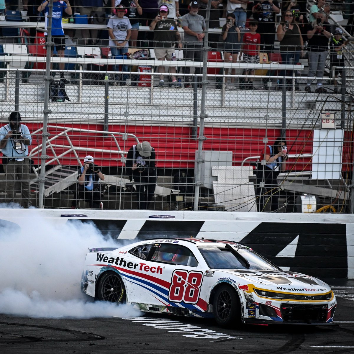 XfinityRacing's tweet image. Sonoma, Watkins Glen, Charlotte ROVAL.
For the 3rd time this season, it's a No. 88 car sweep by @ConnorZilisch & @shanevg97.