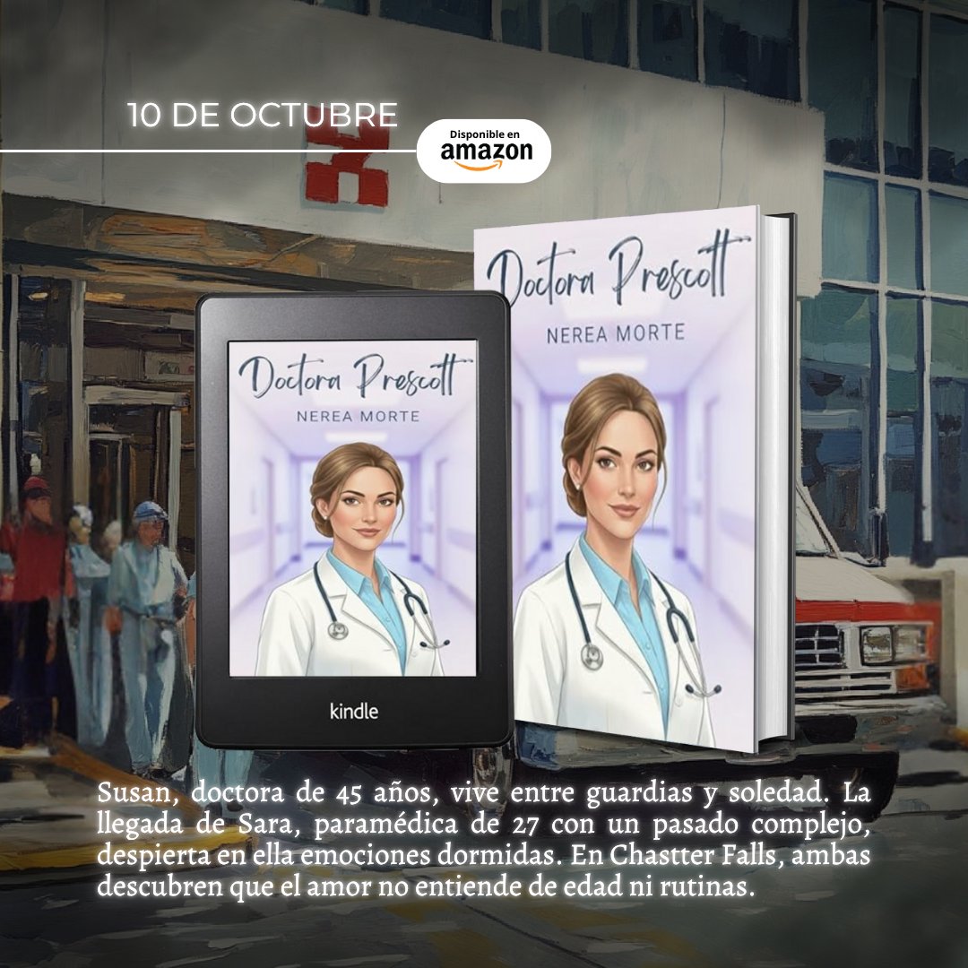 ioleggotutto's tweet image. ⚠️PREVENTA⚠️

🥼&quot;DOCTORA PRESCOTT&quot;
Autora: Nerea Morte
(IG: nereamorte_libros)

Disponible en Amazon a partir del 10 DE OCTUBRE

(🇲🇽Mx) amzn.to/3KzUfsS
(🌍Resto del mundo) amzn.to/48fV8Rh

#BookTwitter #LibrosLesbicos #AmazonKindle  #publi